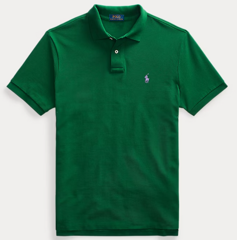 Tailored Fit Performance Polo Shirt - Dark Green